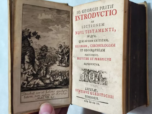 Anno 1704 Leipzig, Gleditsch, Johann Georg Pritz, Karten Palästina u. Jerusalem