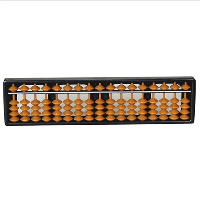 1PC KIDS 17 Digits Rods Standard Abacus Maths Calculating Tool ...