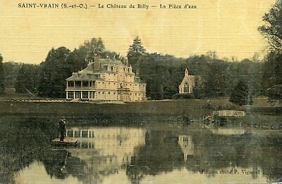 Carte SAINT VRAIN Le château de Billy La Pièce d'eau