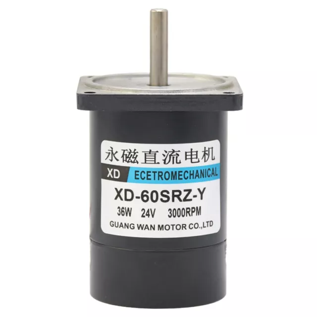 Permanent Magnet Motor High Speed 60SRZ DC12V 2000-5000RPM CW/CCW 36W Gear Motor