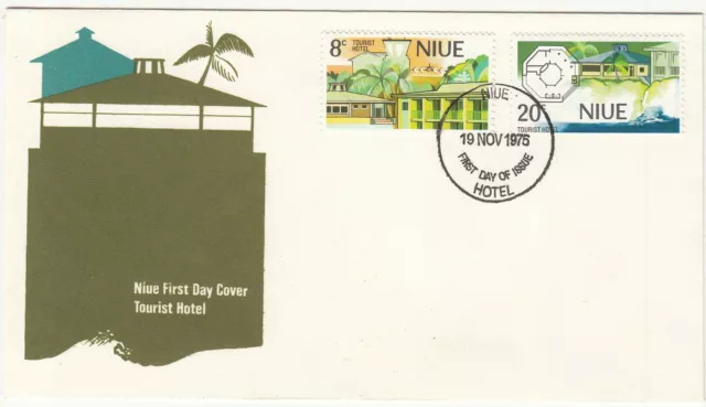 Niue: Tourist Hotel FDC, 19 November 1975