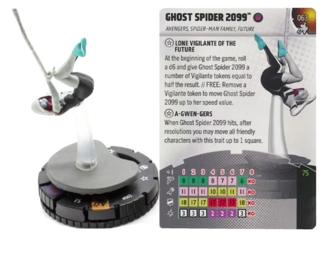 Marvel Heroclix Spider-Man Beyond Amazing Ghost Spider 2099 063 Chase
