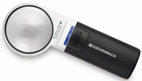 Mobilux Pocket LED Illuminated Magnifer - Eschenbach 6x NEW from Japan