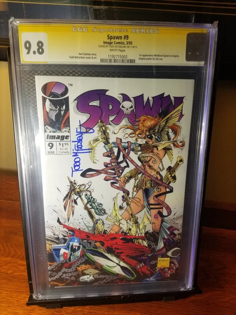 Spawn 9 CGC 9.8 Signed Todd McFarlane Full Signature Series SS Angela Gaiman Spawn 9 CGC 9.8 Signed Todd McFarlane Full Signature Series SS Angela Gaiman