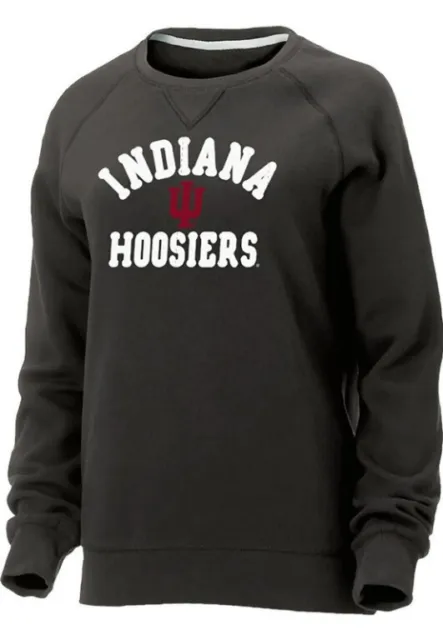OURAY Sportswear Womens S (4-6) Indiana Hoosiers Hot Shot Crew Neck Sweatshirt
