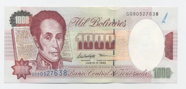 Venezuela - Liste des billets - Le catalogue