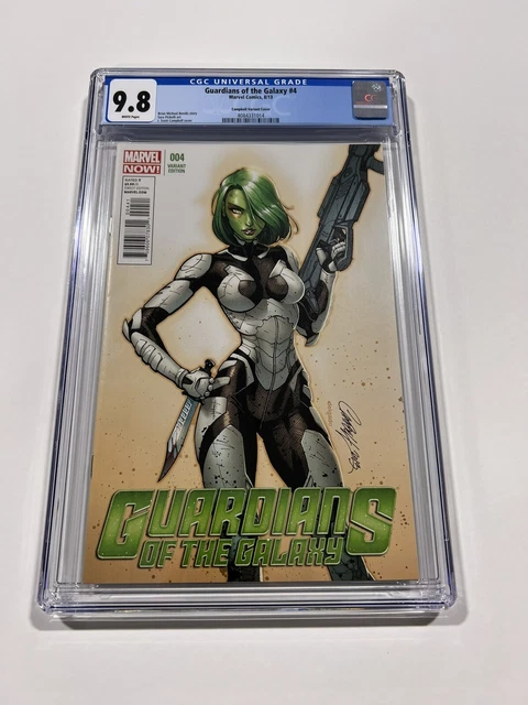 Guardians of the Galaxy 4 cgc 9.8 wp marvel J Scott Campbell Variant Gamora