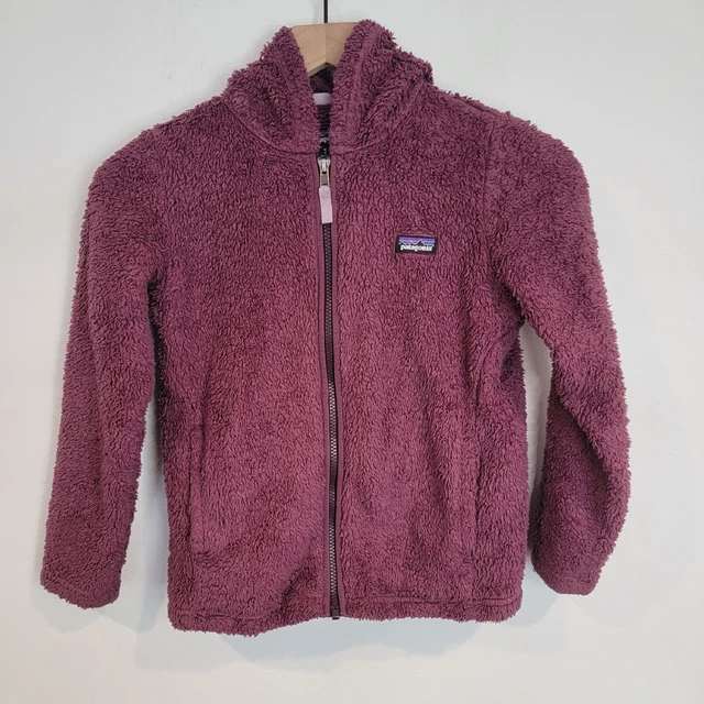 Patagonia Girls Los Gatos Fleece Hoodie Light Balsamic Size M
