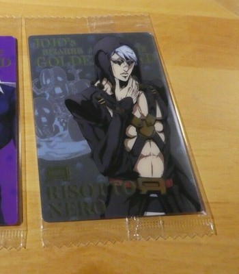 JOJO'S BIZARRE ADVENTURE RARE GOLDEN WIND WAFER CARDDASS CARD CARTE NO.09 SEALED 