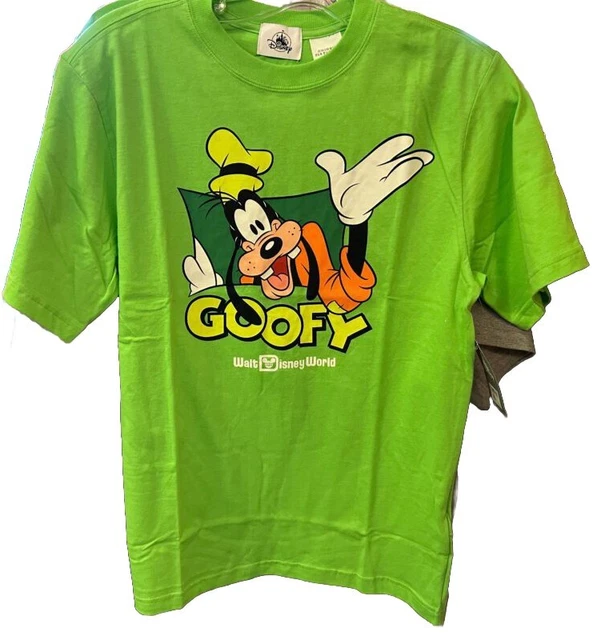 2024 DISNEY WORLD 90s Throwback Mickey & Co Character Tee Goofy NEW Lg