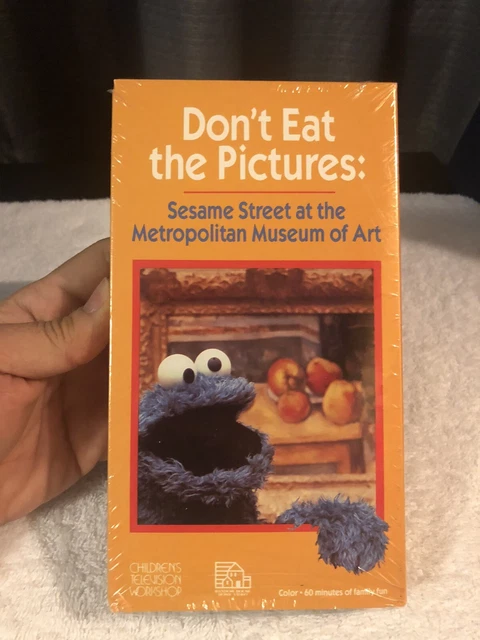 VHS SESAME STREET - Don't Eat the Pictures Metropolitan Museum Art (VHS