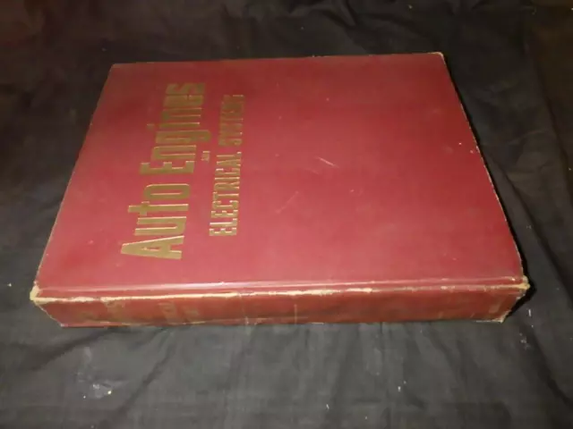 1970 Motor Auto Engine & Electrical Systems Book Automobile Mechanic Reference