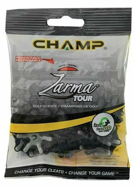 Champ Zarma Tour Fast Twist 3.0 FT3 Golf Spikes Shoe Cleats - Golf Spikes Direct