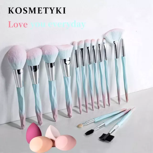 Kosmetyki Professional Makeup Brushes Set Cosmetic Foundation Powder Face Lip Ey