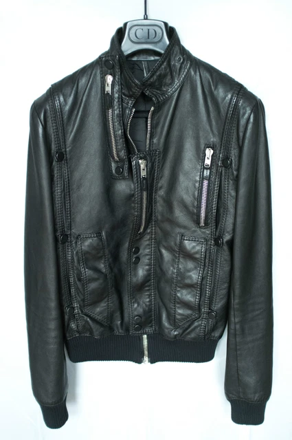 DIOR HOMME 07aw Leather Biker Jacket 07AW DIOR HOMME 4POCKET
