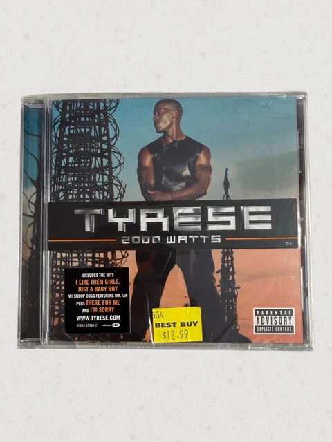 TYRESE - 2000 Watts CD Album 2000 RCA J Records R&B Hip Hop Jewel