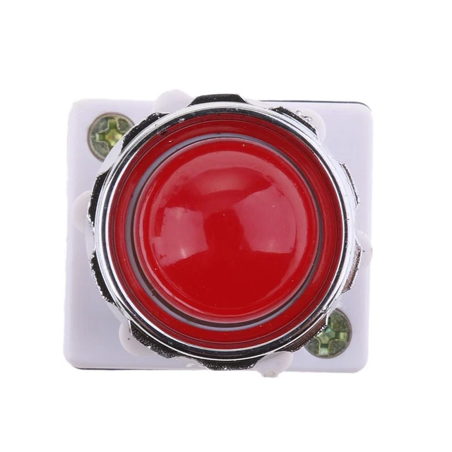 Lot De 4 Voyants LED Rouges 10mm 230V étanches - Montage Sur Panneau Métallique - Par Guuzi