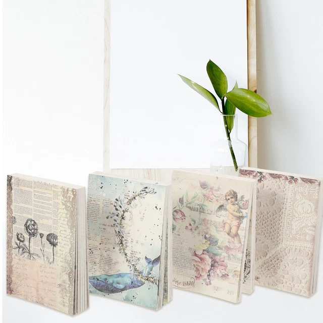4 Sets von Scrapbooking Papers DIY Craft Papers Dekorative Papiere 5