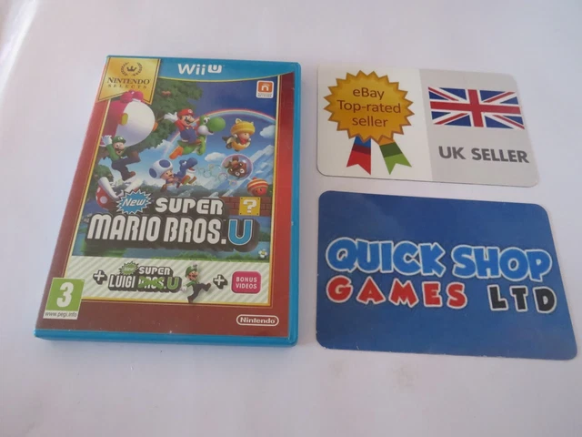 NUOVO SUPER MARIO BROS U NUOVO LUIGI U Nintendo WII U Game PAL EUR 12 - Foto 11