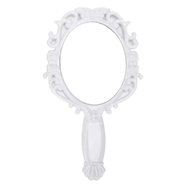 Miroir de courtoisie de miroir de main de maquillage cosmétique vintage