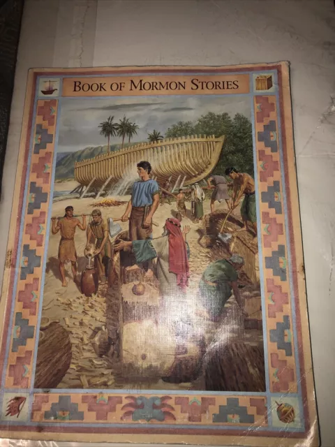 Book Of Mormon Stories 1997 Vintage Illustrated Bible Tales Softcover Religious