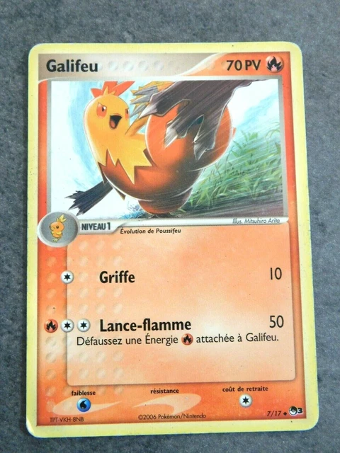 CARTE POKEMON  Galifeu 7/17 PROMO POP 3   VF
