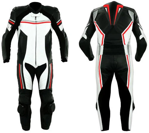 Mens A Grade Leather Motorcycle 1PC Suit Motorbike Rider Racing Armour Sports AB