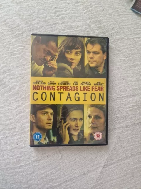 Contagion DVD, 2012) Matt Damon, Marion Cotillard, Jude Law, Kate Winslet