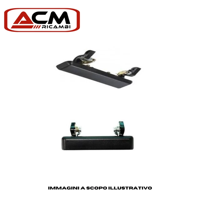 Set 2 Maniglie Porte Esterne Per Suzuki SJ410 SJ413 Samurai - Cromato Lucido - Foto 3