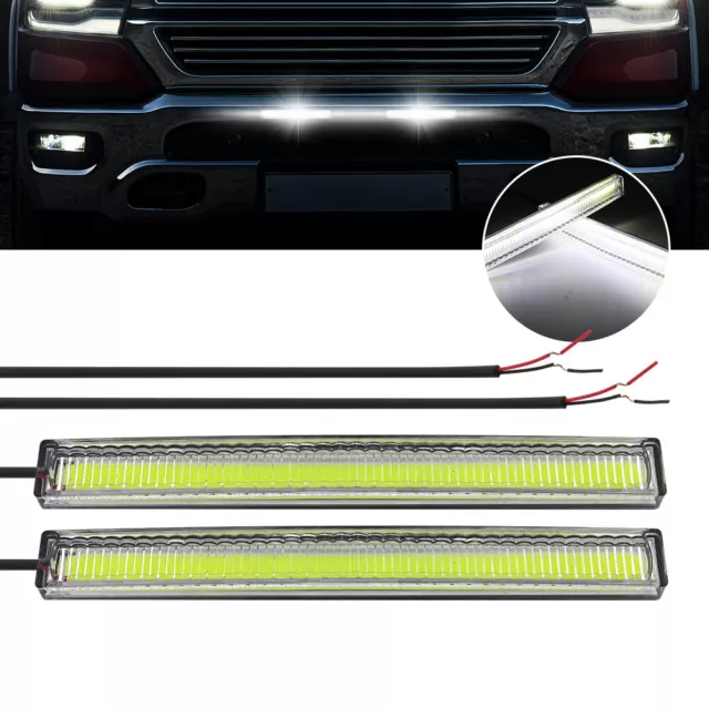 2x Waterproof 17CM  LED  Daytime Running Light Bar Car  Bike Motorcycle