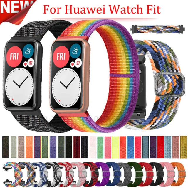 Nylongewebte Armband Für Huawei Watch Fit Smartwatch Nylon Sport Loop Ersatzband