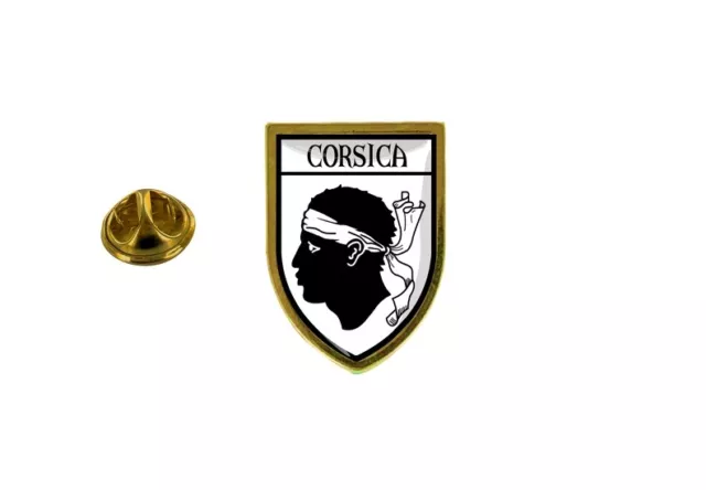 pins pin badge pin's souvenir ville drapeau pays blason corse corsica