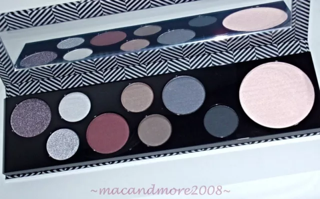 NIB MAC 8 Eyeshadow Palette + Highlighter BASIC BITCH "B" ~ LE MAC Girls