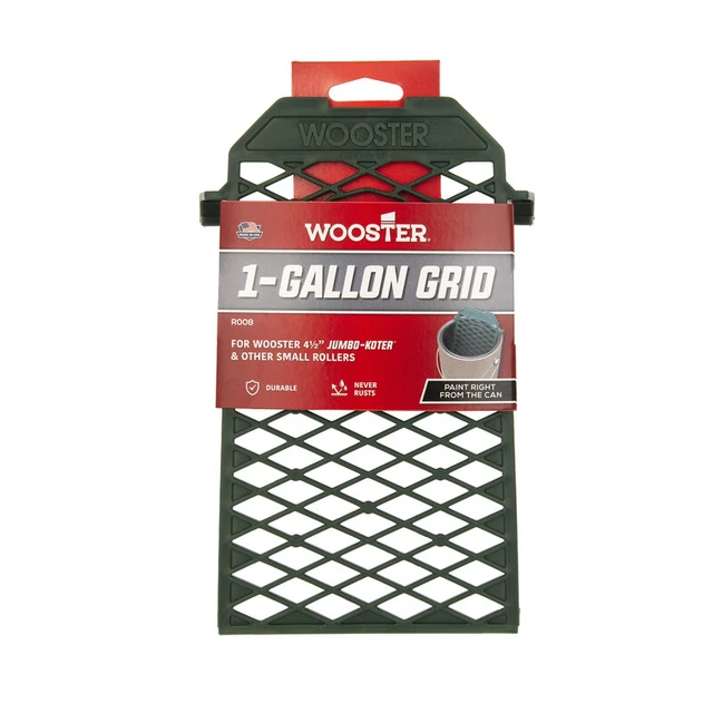 Wooster R008 Green 1 gal. Bucket Grid 9 L x 5 H in.