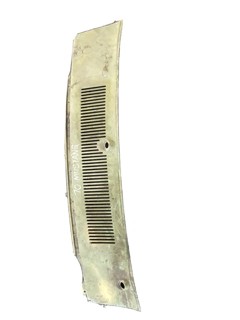 1969-70  MUSTANG & COUGAR OEM COWL VENT GRILL PANEL-Nice Used