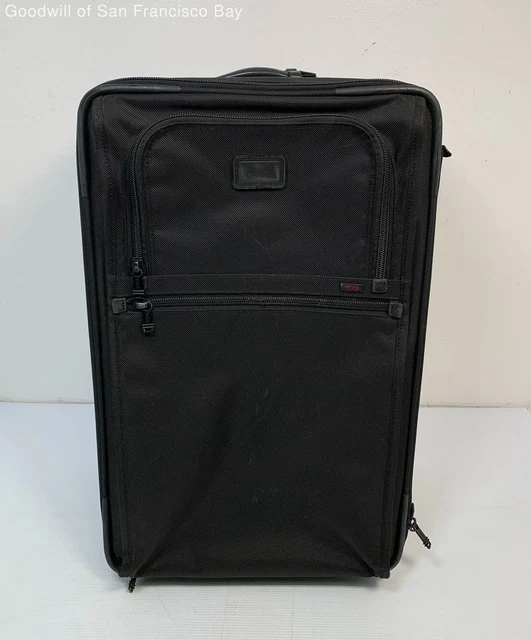 Tumi 2204DH Alpha Continental Upright Carry On Expandable 4 Wheeled Nylon Black