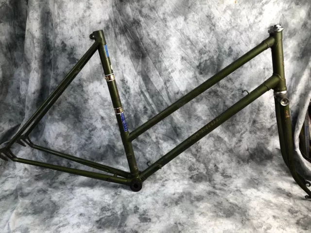 1971 53cm Raleigh Superbe Frame Fork with Key Lock Headset Bottom Bracket 1971 53cm Raleigh Superbe Frame Fork with Key Lock Headset Bottom Bracket