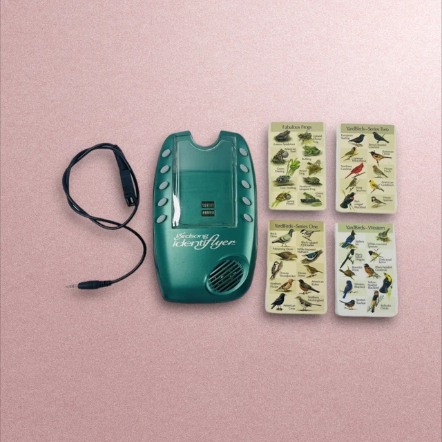Birdsong Identiflyer IF03 w/ 4 Working Cards - PLAYS NATURE ANIMAL NOISES