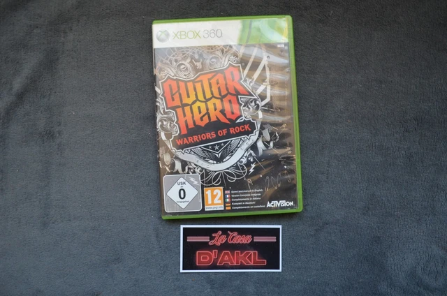 Guitare Guitar Hero Warriors Of Rock Sans Fil - Xbox 360 Et PC - Noire