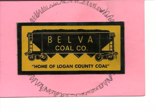 Belva Coal Co - Coal Mining Sticker-Decal