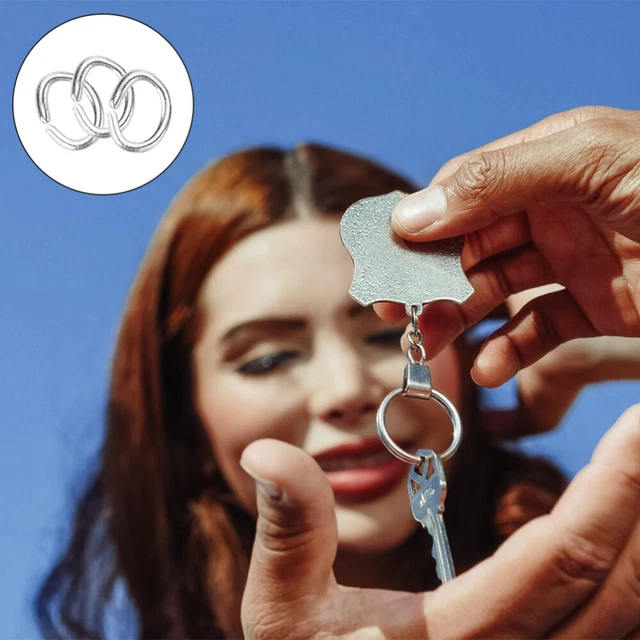300 piezas anillos de resorte abiertos pulsera conectar anillos multiusos anillos de resorte