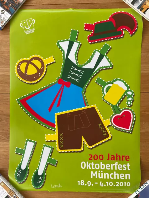 Oktoberfest München - 2010 - 200 Jahre - Poster Original A1