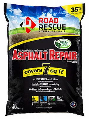 AP-50 Asphalt Concrete Repair, Covers 7 Sq. Ft., 50-Lbs. - Quantity 1