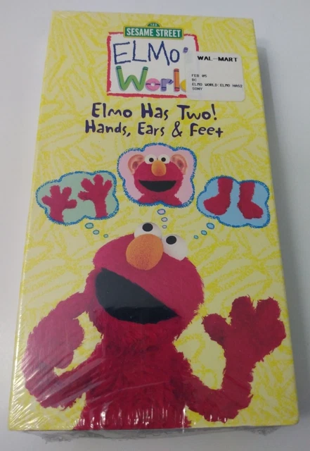 ELMOS WORLD Elmo Has Two Hands Ears Feet (VHS 2004) $6 82 ELMOS WORLD Elmo Has Two Hands Ears Feet (VHS 2004) $6 82