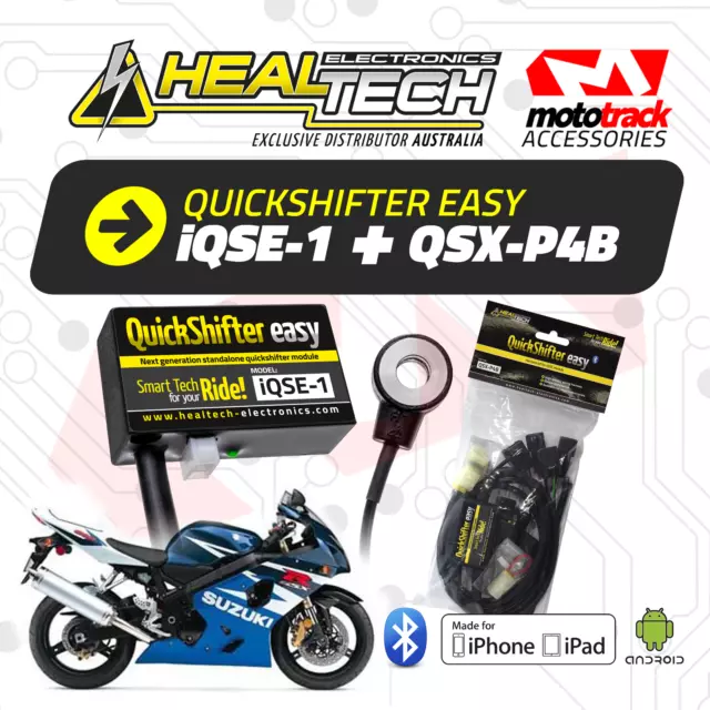 HealTech QuickShifter iQSE-1 + QSX-P4B Suzuki Harness