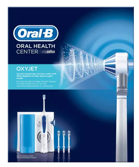 Oral-B Reinigungssystem OxyJet Munddusche weiß NEU OVP 3