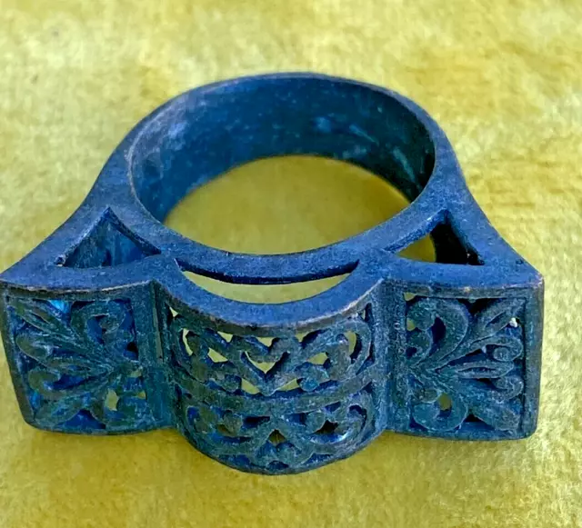 A Genuine Rare Ancient Bronze Antique Viking Ring-Artifact Museum Very Stunning