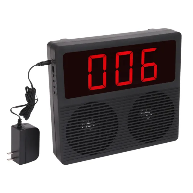 110V Wireless Calling System Take A Number Display System Restaurant Pager Queue