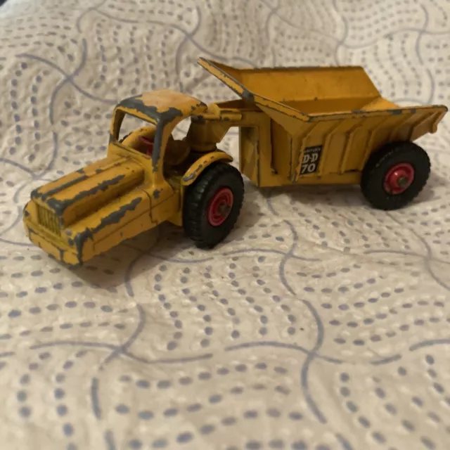 1960s Vintage Lesney Matchbox Whitlock Dinkum Dumper Major Pack 10