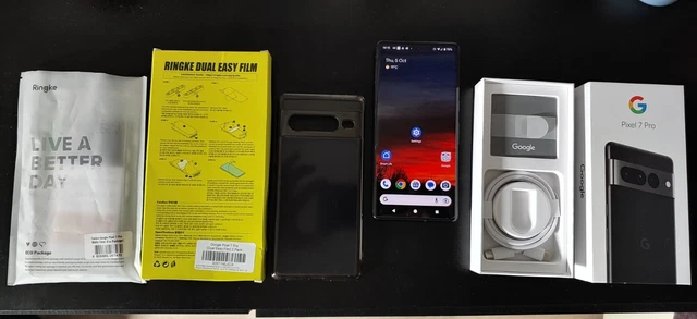 GOOGLE PIXEL 7 Pro GP4BC - 128Go - Noir Volcanique (Déverrouillé) EUR